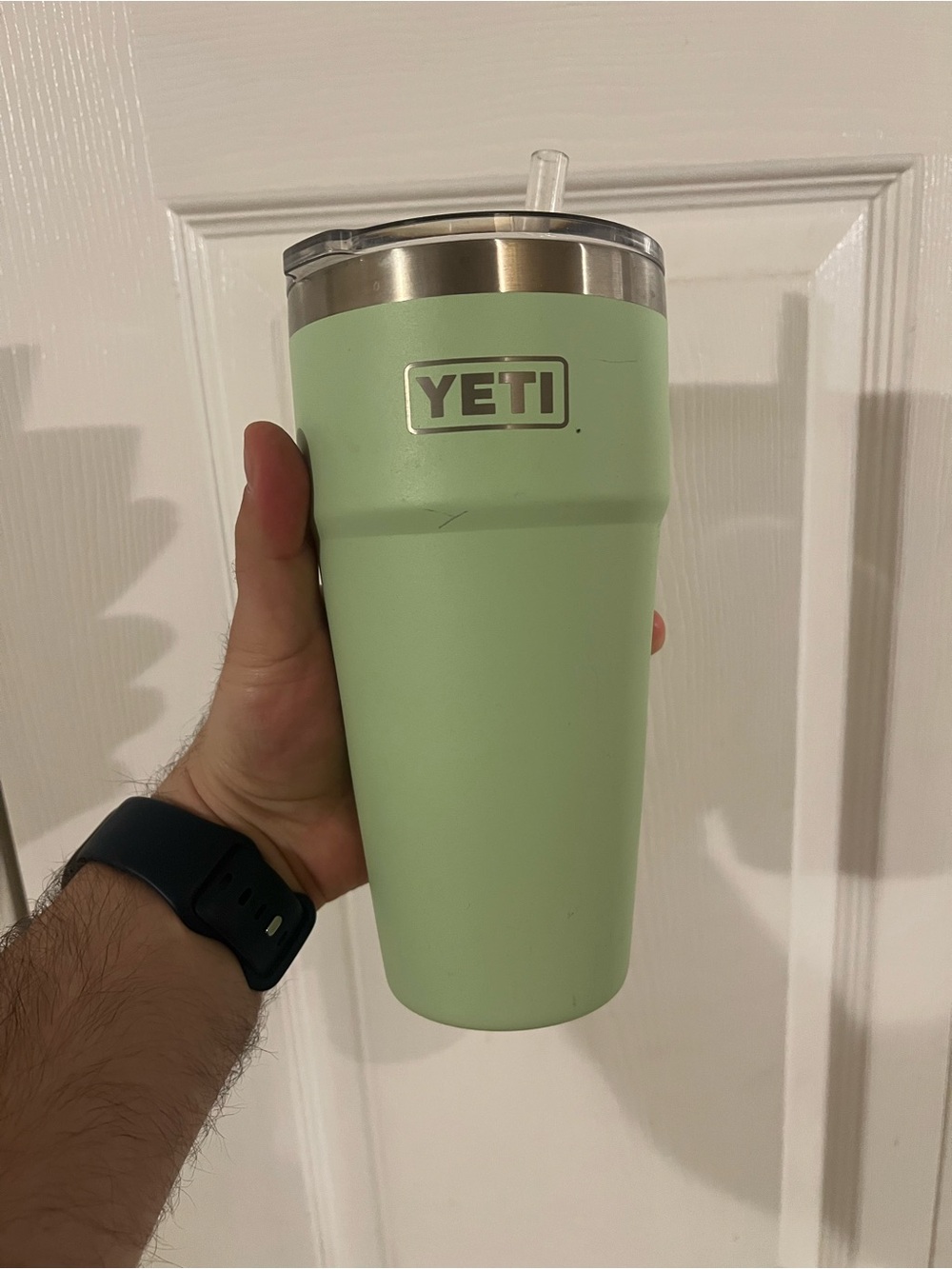 YETI Mint Green 30oz Rambler Tumbler with Straw